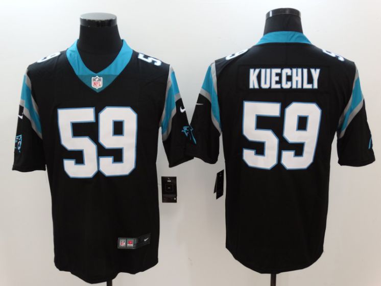 Men Carolina Panthers #59 Kuechly Black Nike Vapor Untouchable Limited NFL Jerseys